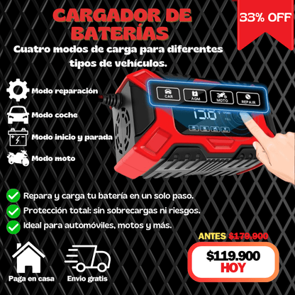 Cargador de Batería TK-300 - Protección Total y Rendimiento Óptimo