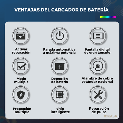 Cargador de Batería TK-300 - Protección Total y Rendimiento Óptimo